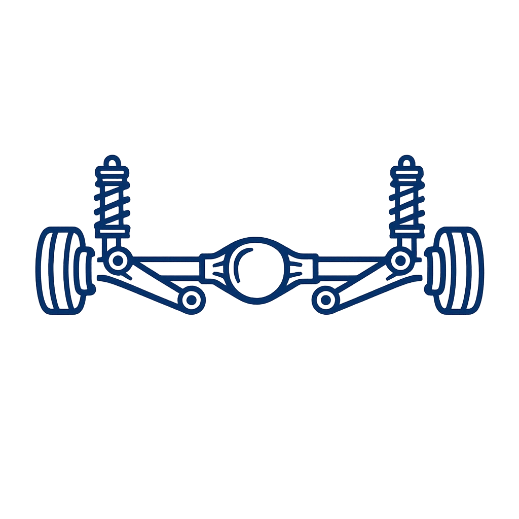 Oś przednia i inne elementy