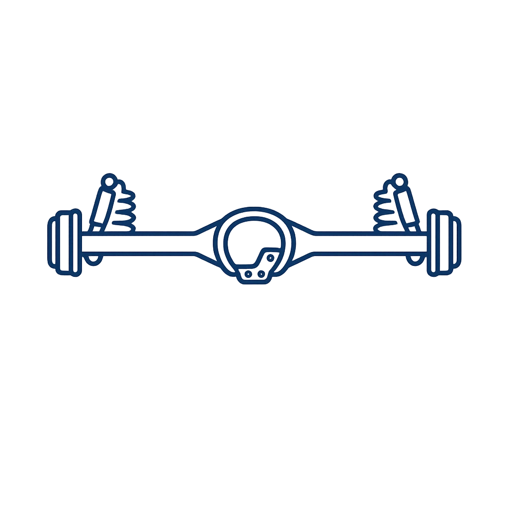 Oś tylna i inne elementy