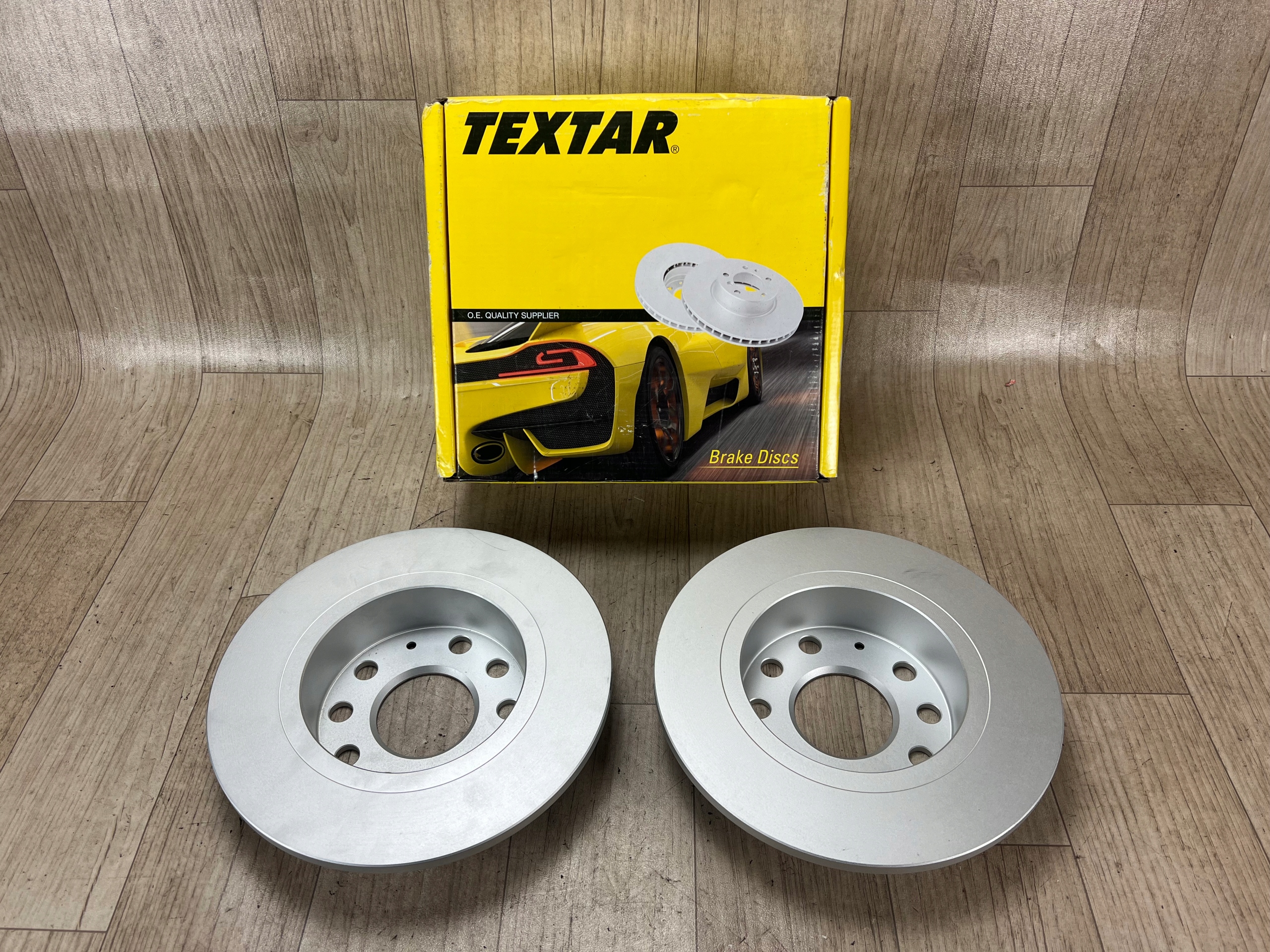 VW GOLF V 5 VI 6 TEXTAR tarcze hamulcowe tył tylne 92120903 KOMPLET