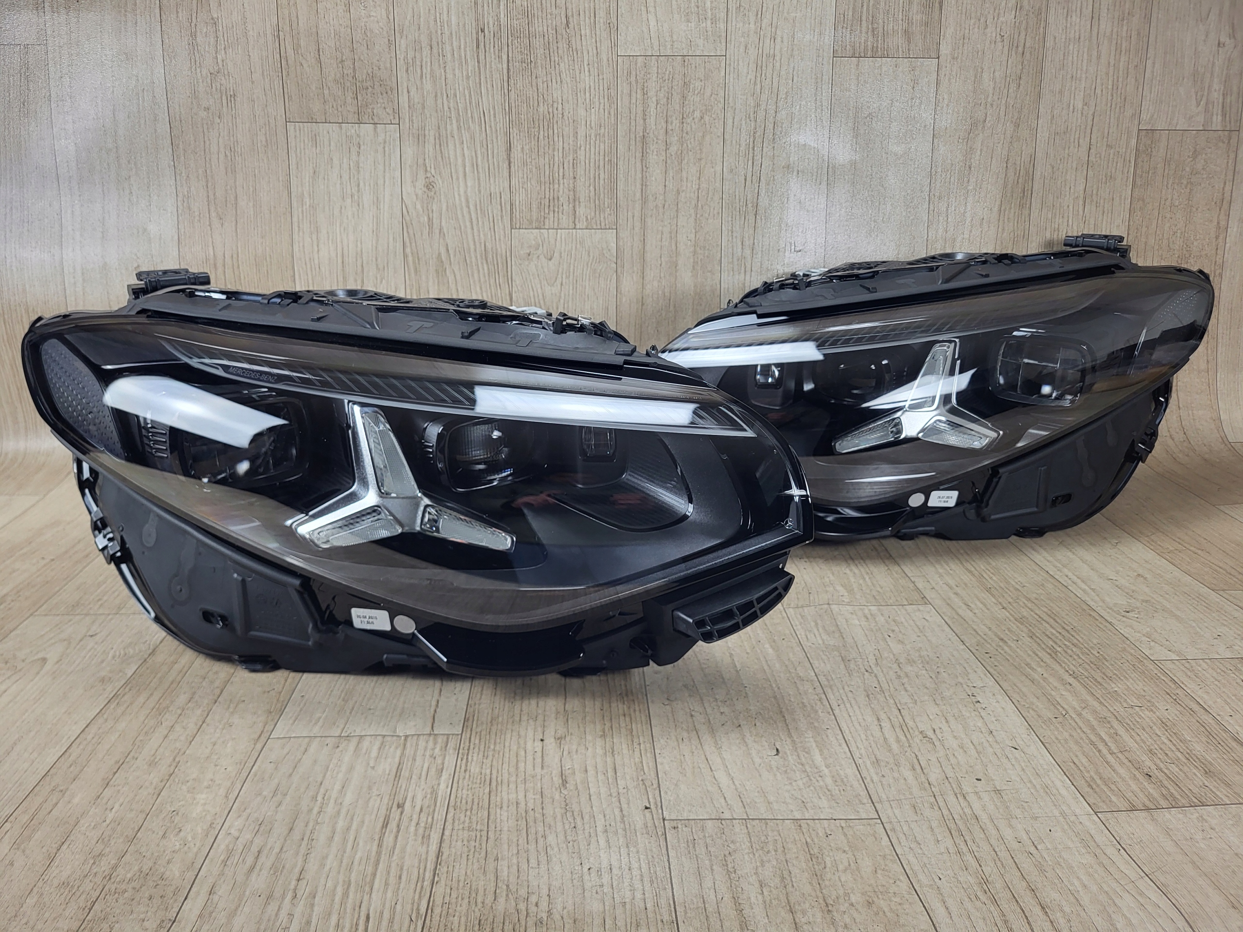 MERCEDES CLA W174 III 3 lampy MULTIBEAM przód przednia prawa lewa KOMPLET