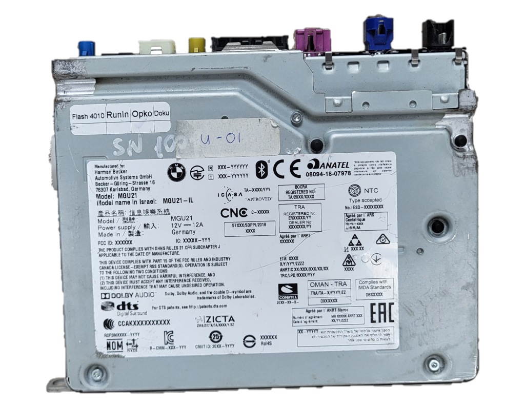 BMW I4 radio nawigacja MGU21 910700001