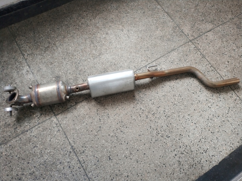 OPEL ASTRA K katalizator + tłumi środkowy 39153838
