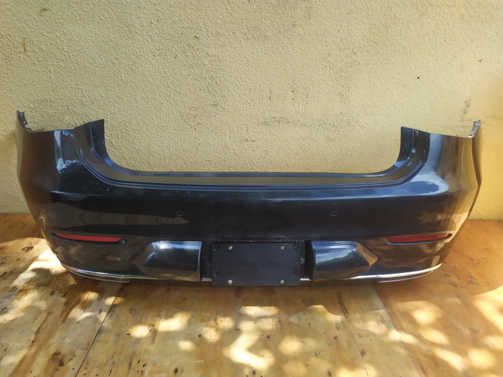 MERCEDES EQS V297 W297 zderzak tył tylny + DYFUZOR USA