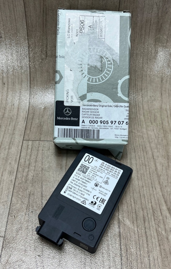 MERCEDES E-KLASA W213 GLE W166 RADAR ACC distronic sensor A0009059707