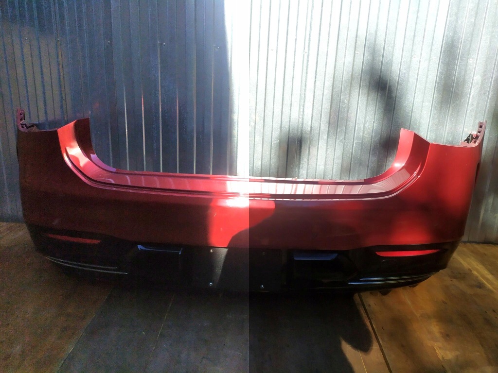 MERCEDES EQS V297 W297 AMG zderzak tył tylny KOMPLETNY + DYFUZOR PDC USA