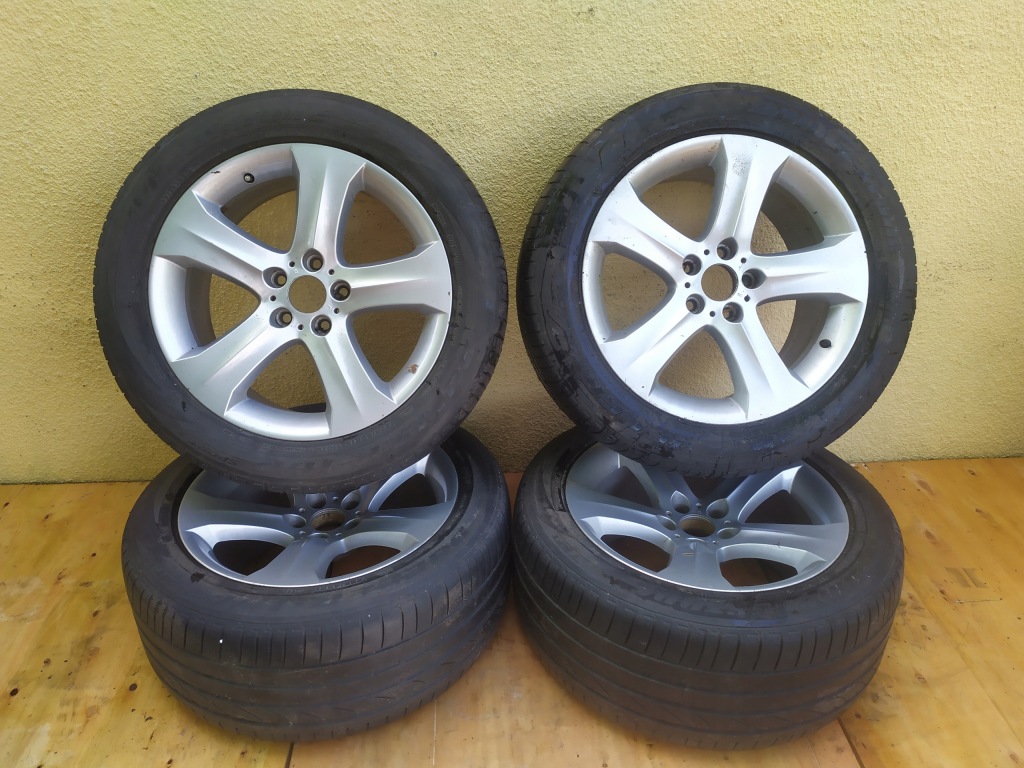 BMW X5 E70 9Jx19 EH2 ET48 10Jx19 ET21 komplet alufelg + opony