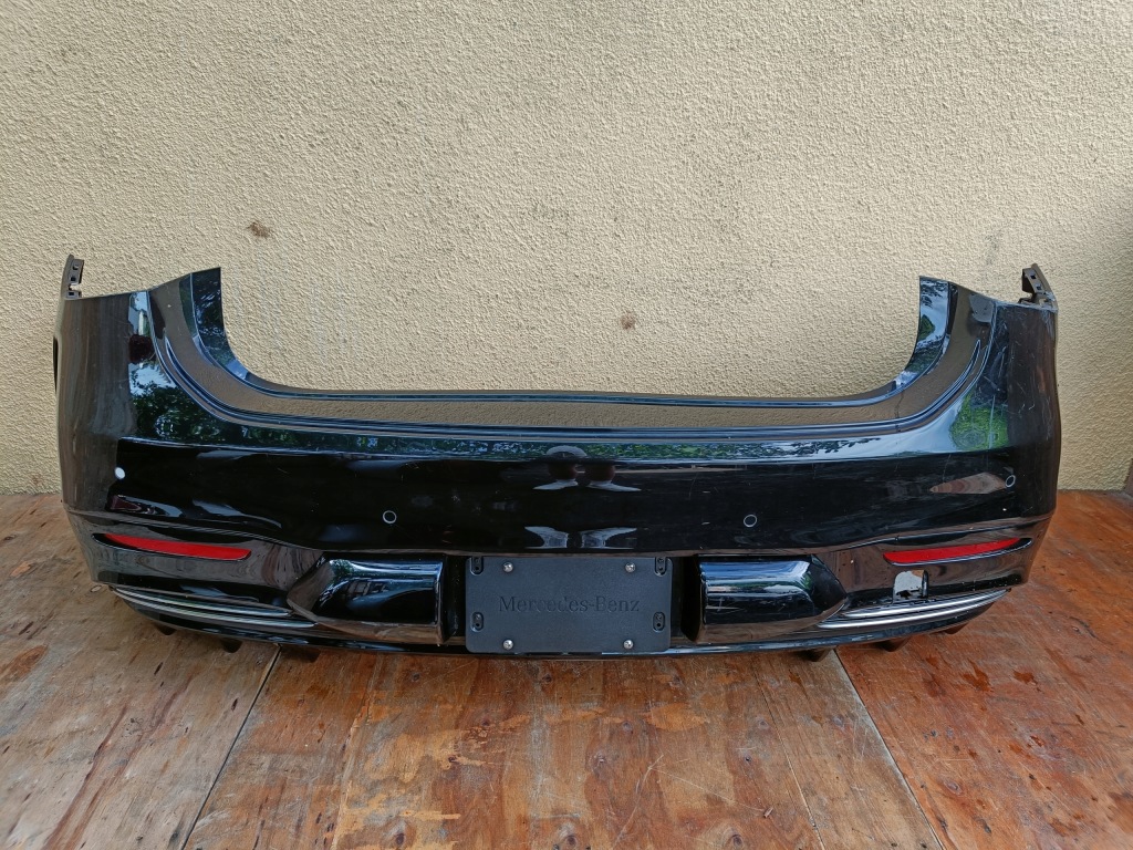 MERCEDES EQS V297 W297 AMG zderzak tył tylny KOMPLETNY + DYFUZOR PDC USA