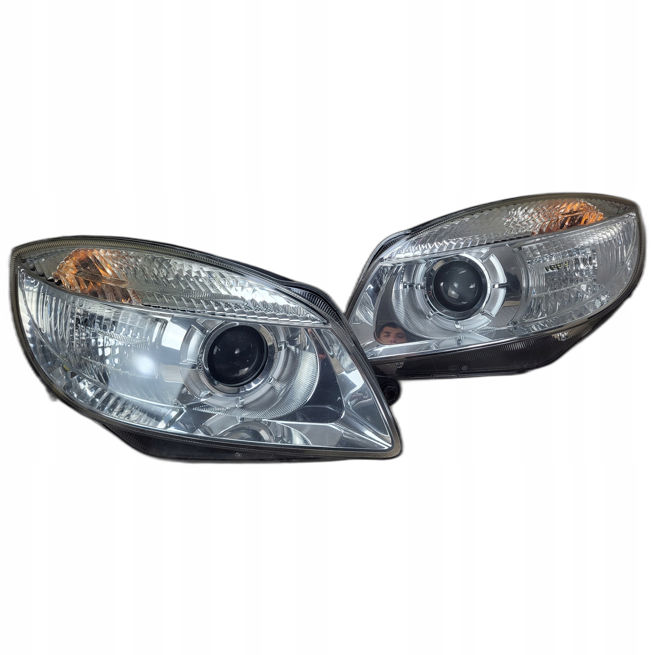SKODA FABIA II ROOMSTER lampa SOCZEWKA przód przednia prawa lewa KOMPLET