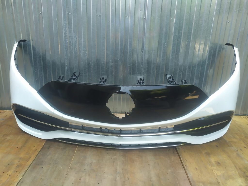 MERCEDES EQS V297 W297 zderzak przód przedni KOMPLETNY + grill PDC USA